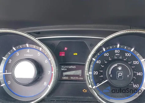 2013 Hyundai Sonata Gls из США, поврежденный, VIN 5NPEB4AC5DH520669